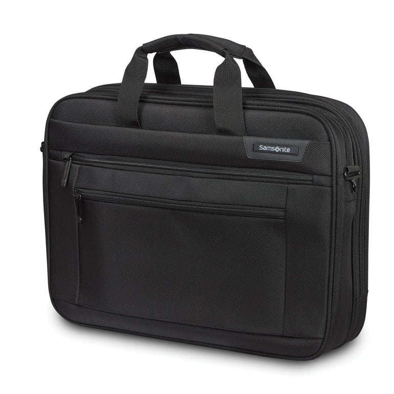 Samsonite Laptop Briefcase Black Samsonite Classic NXT 2 Gusset Briefcase