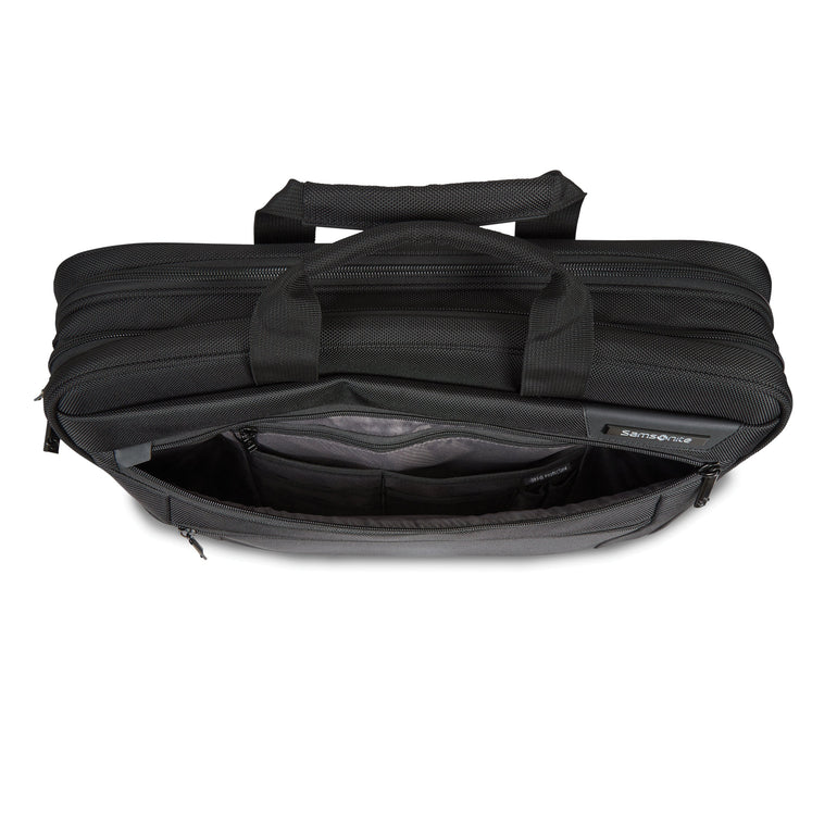 Samsonite Laptop Briefcase Black Samsonite Classic NXT 2 Gusset Briefcase