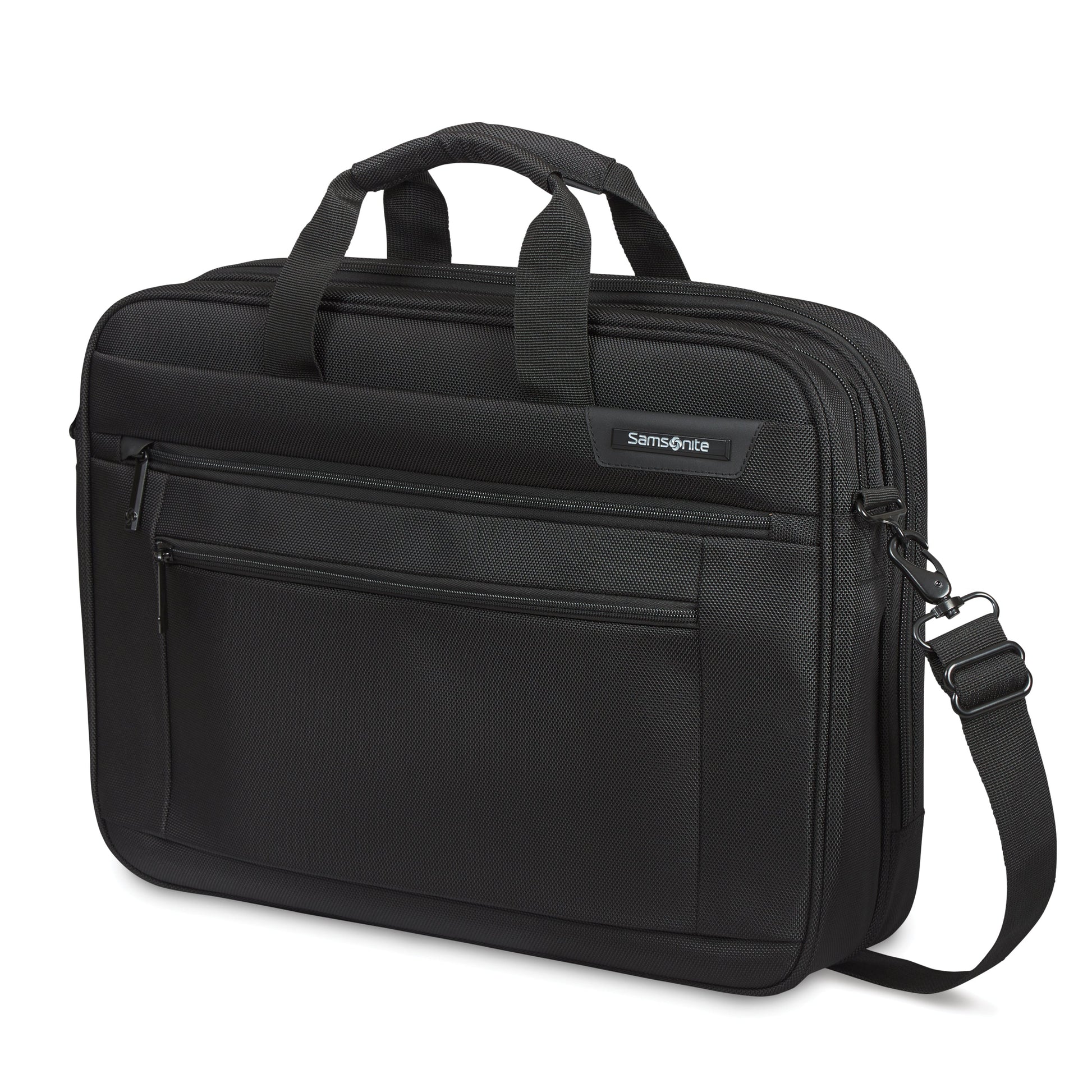 Samsonite Laptop Briefcase Black Samsonite Classic NXT 2 Gusset Briefcase