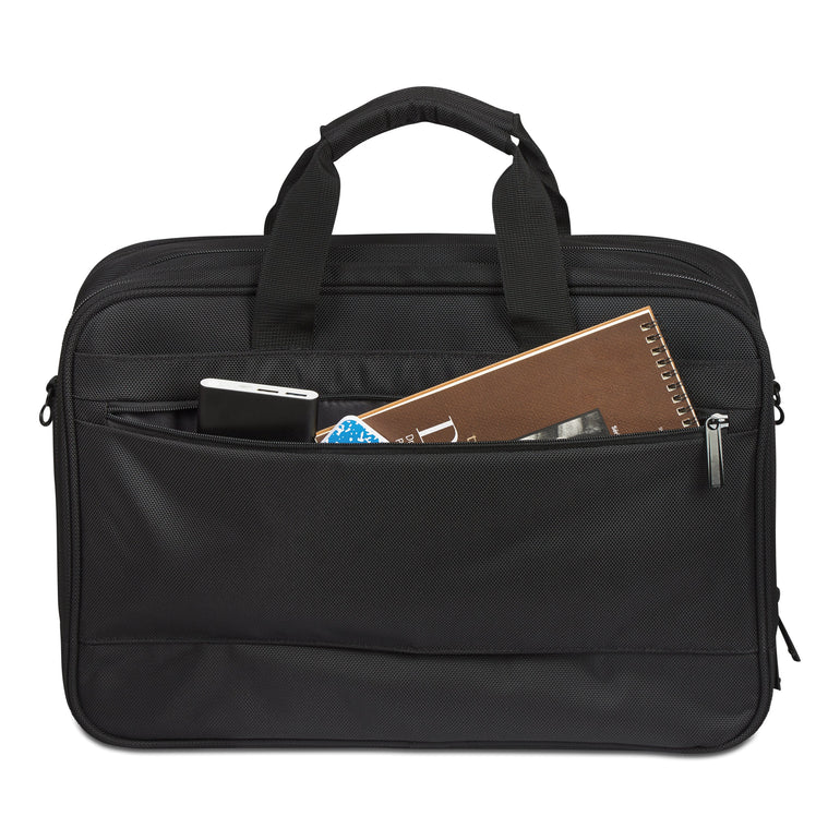 Samsonite Laptop Briefcase Black Samsonite Classic NXT 3 Gusset Briefcase