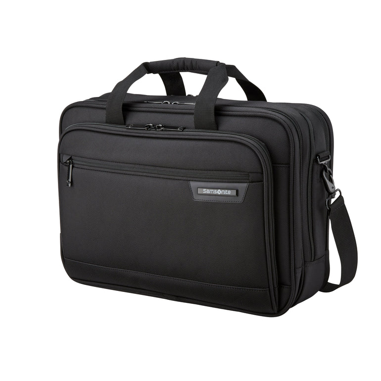 Samsonite Laptop Briefcase Black Samsonite Classic NXT 3 Gusset Briefcase