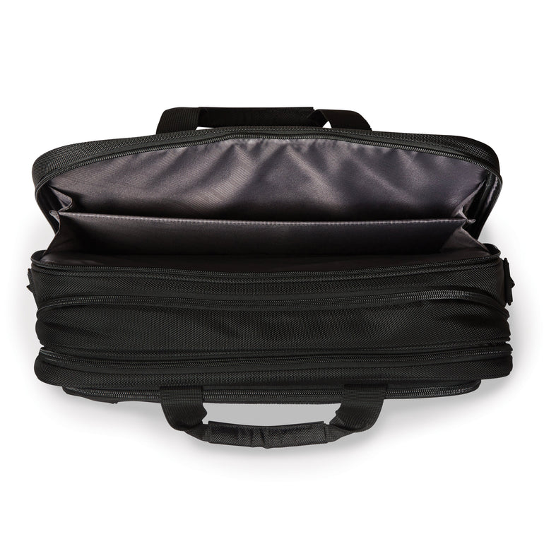 Samsonite Laptop Briefcase Black Samsonite Classic NXT 3 Gusset Briefcase