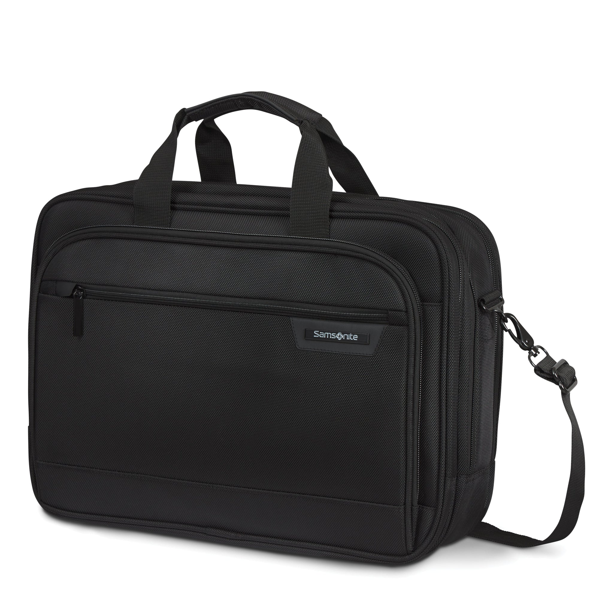 Samsonite Laptop Briefcase Black Samsonite Classic NXT 3 Gusset Briefcase