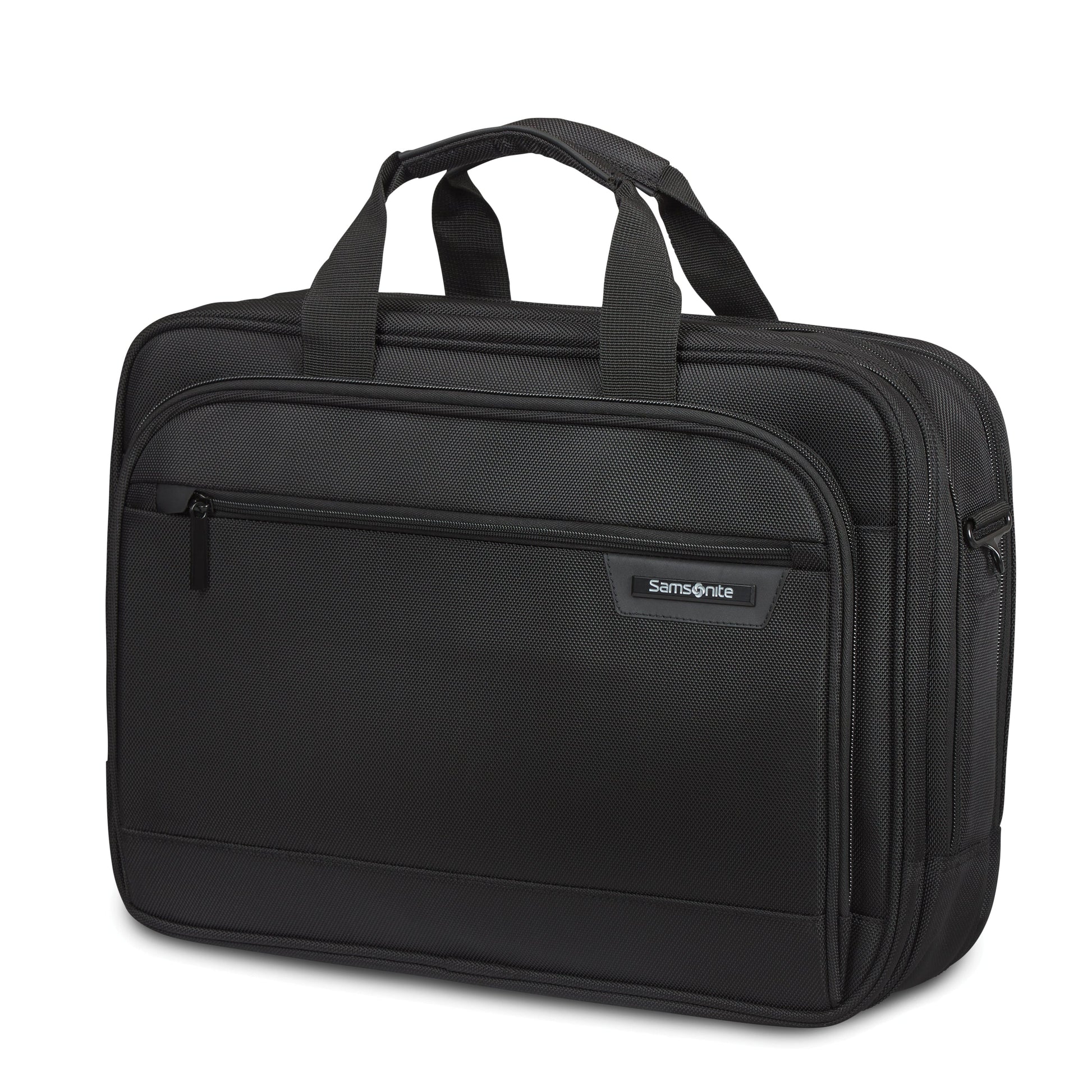 Samsonite Laptop Briefcase Black Samsonite Classic NXT 3 Gusset Briefcase