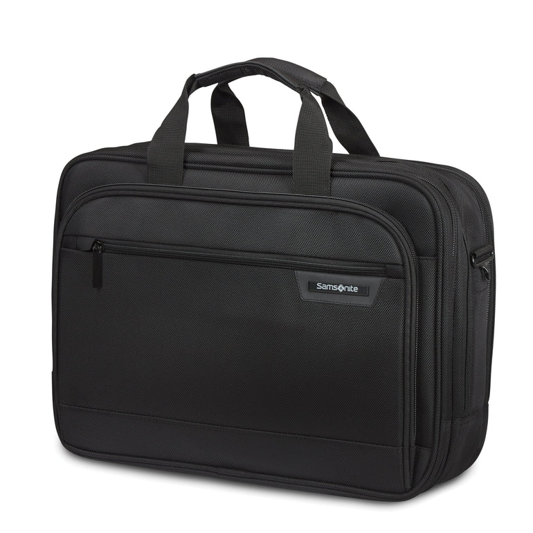 Samsonite Laptop Briefcase Black Samsonite Classic NXT 3 Gusset Briefcase