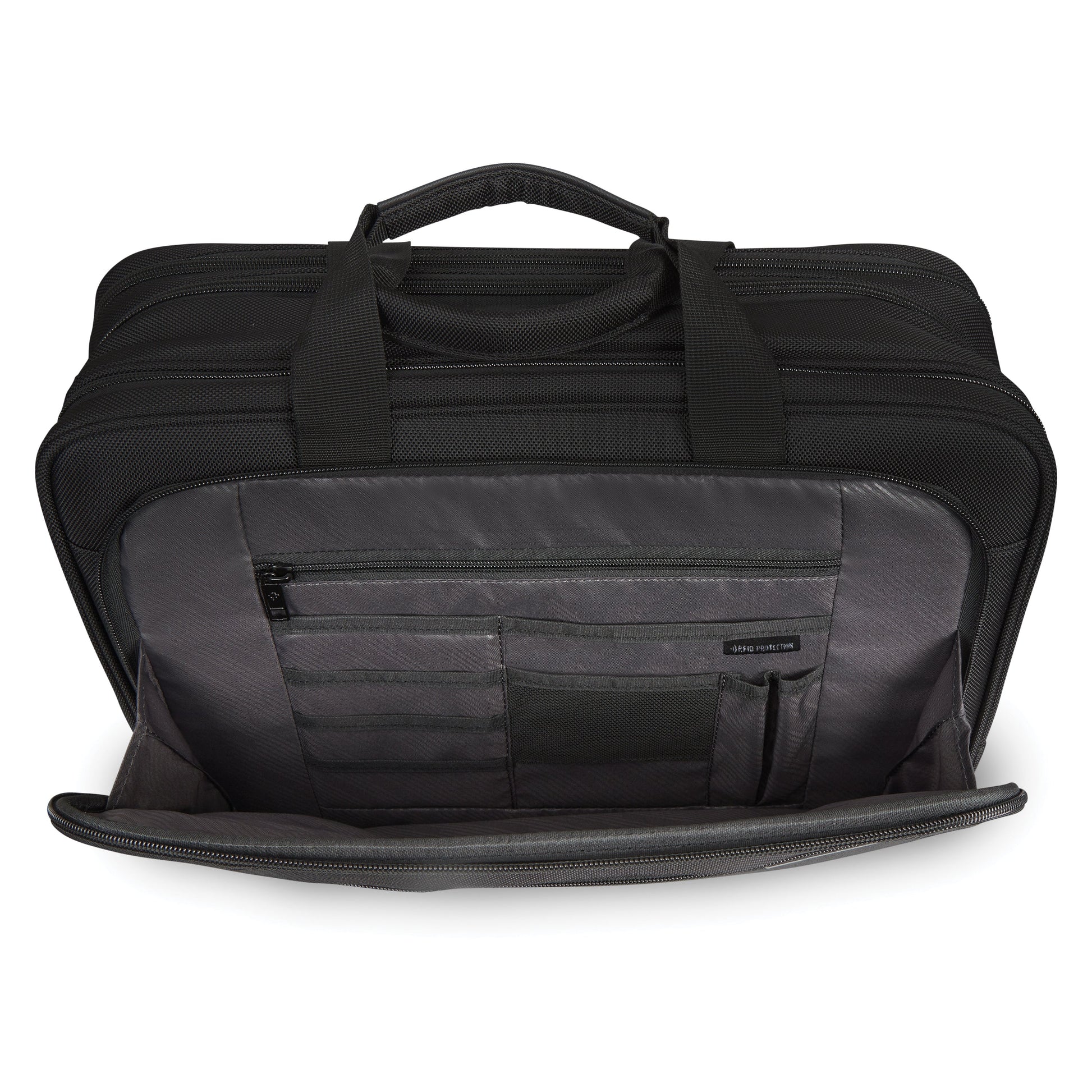 Samsonite Laptop Briefcase Black Samsonite Classic NXT 3 Gusset Briefcase
