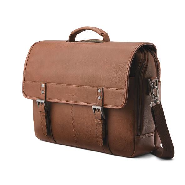 Samsonite Laptop Briefcase Cognac Samsonite Classic Leather Flapover