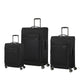 Samsonite Luggage Black Samsonite Airea 3 Piece Spinner Luggage Set