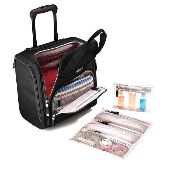 Samsonite Luggage Black Samsonite Small Rolling Underseater