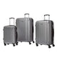 Samsonite Luggage Brushed Silver Samsonite Omni 3.0 - 3 Piece Spinner Expandable Luggage Set