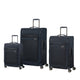 Samsonite Luggage Dark Blue Samsonite Airea 3 Piece Spinner Luggage Set