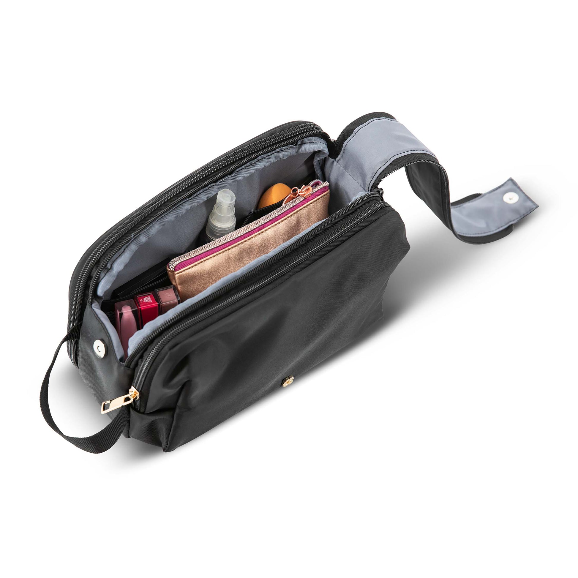 Samsonite Travel Accessories Black Samsonite Companion Bags Top Zip Deluxe Travel Kit