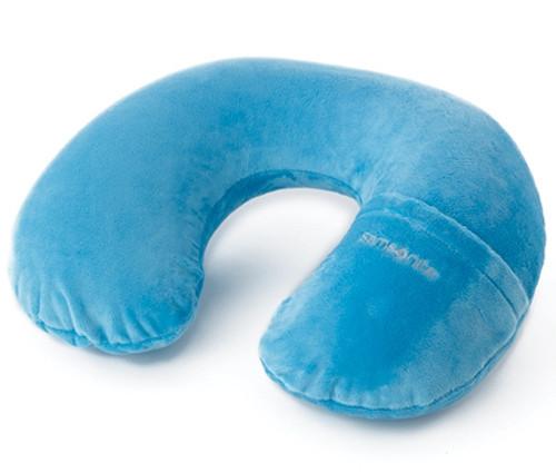 Samsonite Travel Accessories Blue Samsonite Inflatable Neck Pillow with Cover