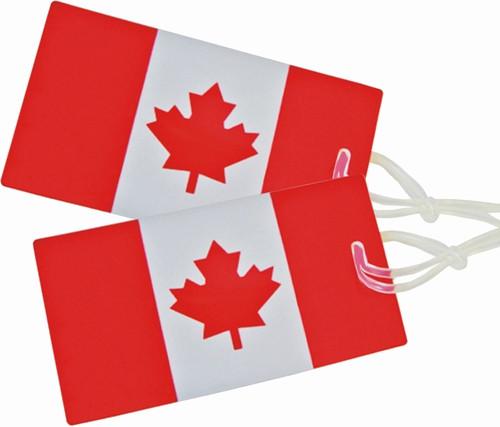 Samsonite Travel Accessories Red/White Samsonite Canadian Flag Luggage Tag - 2 Pack