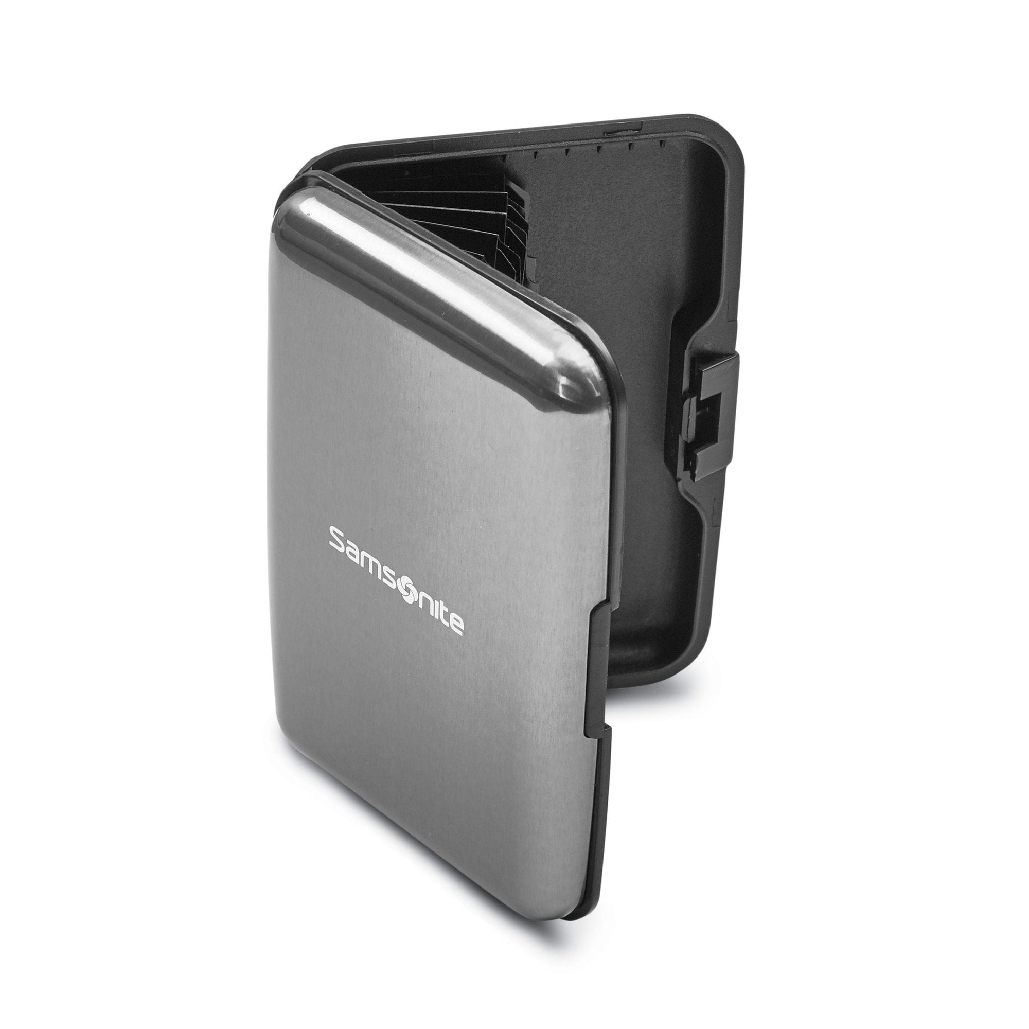 Samsonite Wallets Gun Metal Samsonite Aluminum RFID Wallet