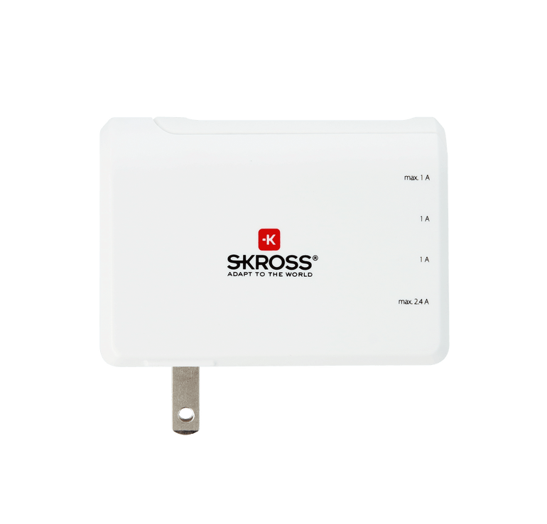 SKROSS Travel Accessories White SKROSS US USB Charger – 4-Port