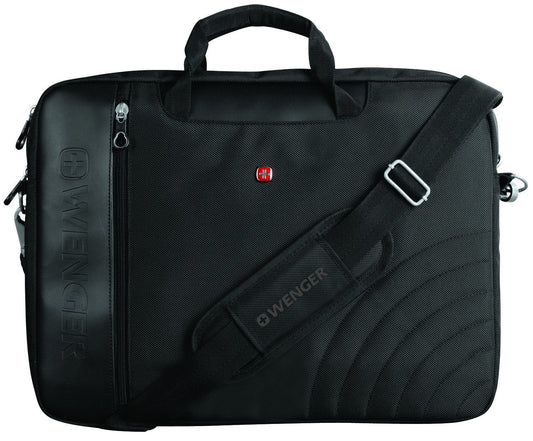 Swiss Gear Briefcases Black Swiss Gear Ballistic Slipcase With Shoulder Strap - 17.3 Inches