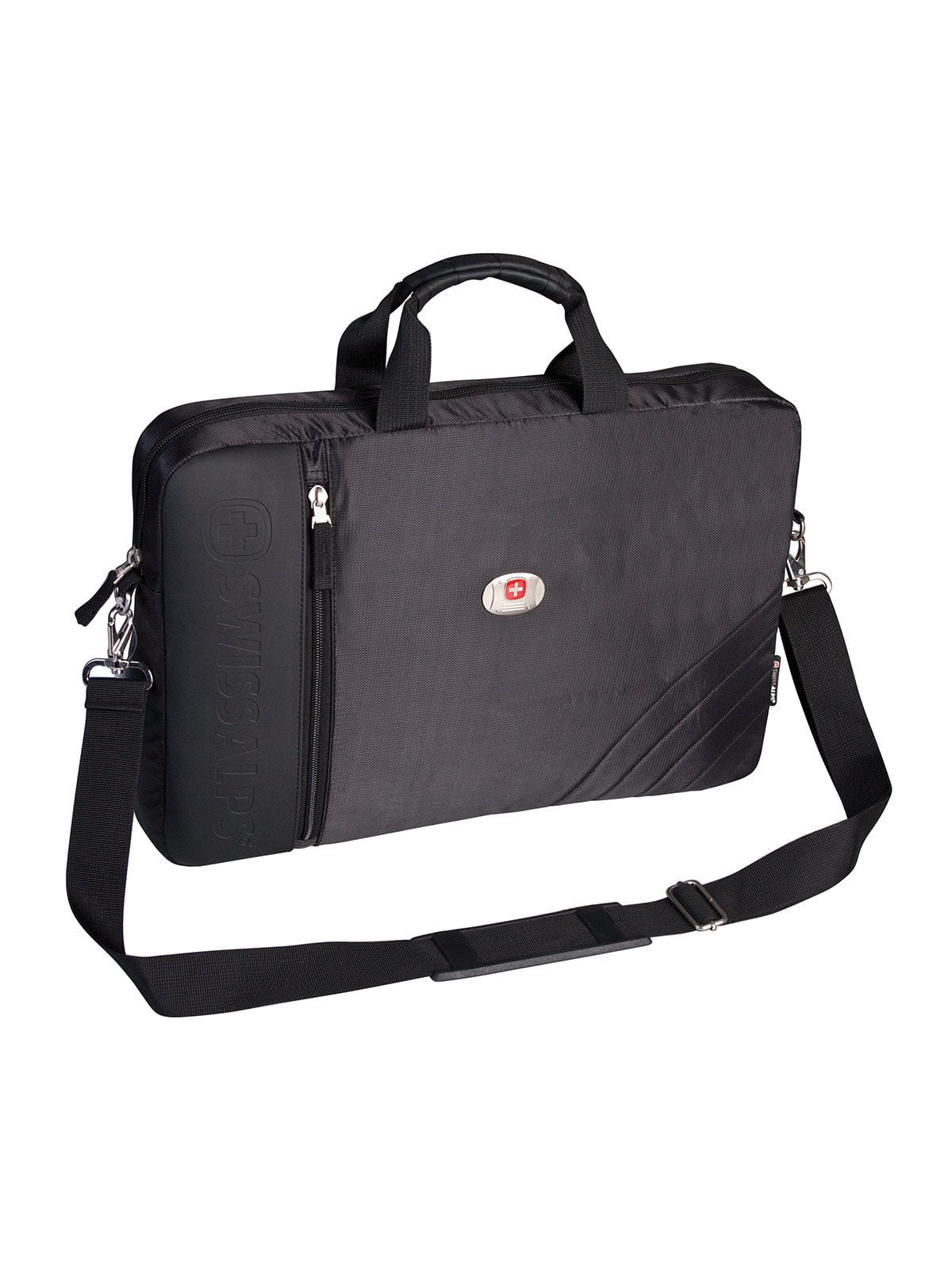 Swiss Gear Briefcases Black Swiss Gear Ballistic Slipcase With Shoulder Strap - 17.3 Inches