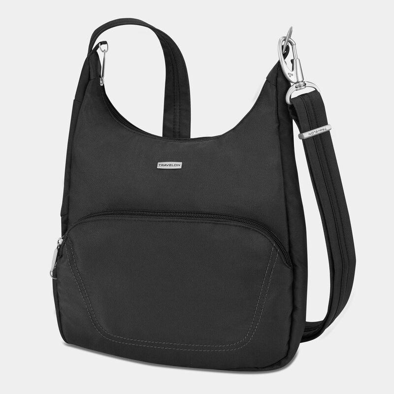 Travelon Messenger Black Travelon Anti-Theft Classic Essential Messenger Bag (RFID Blocking)