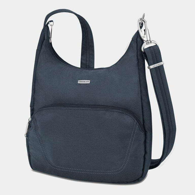 Travelon Messenger Midnight Travelon Anti-Theft Classic Essential Messenger Bag (RFID Blocking)