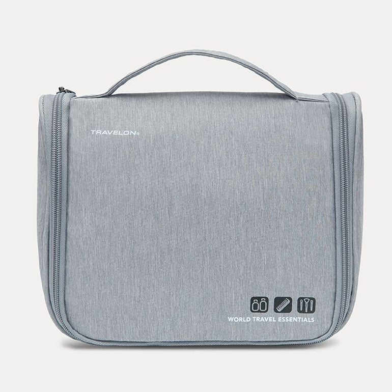 Travelon Toiletry kit Gray Heather Travelon World Travel Essentials Toiletry Kit