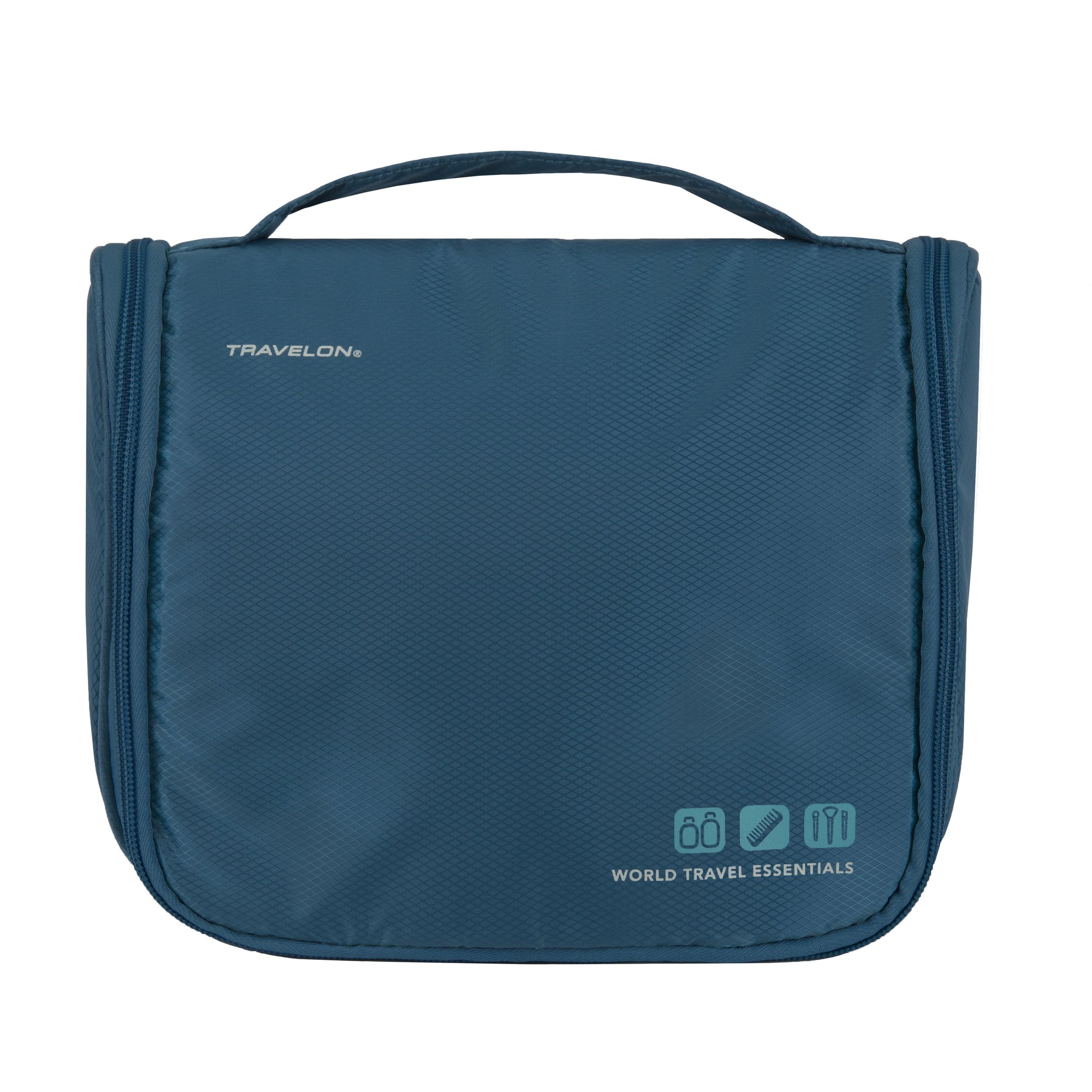 Travelon Toiletry kit Peacock Teal Travelon World Travel Essentials Toiletry Kit