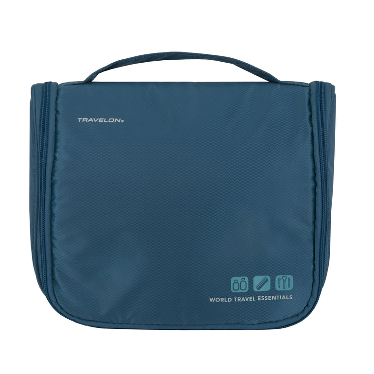 Travelon Toiletry kit Peacock Teal Travelon World Travel Essentials Toiletry Kit