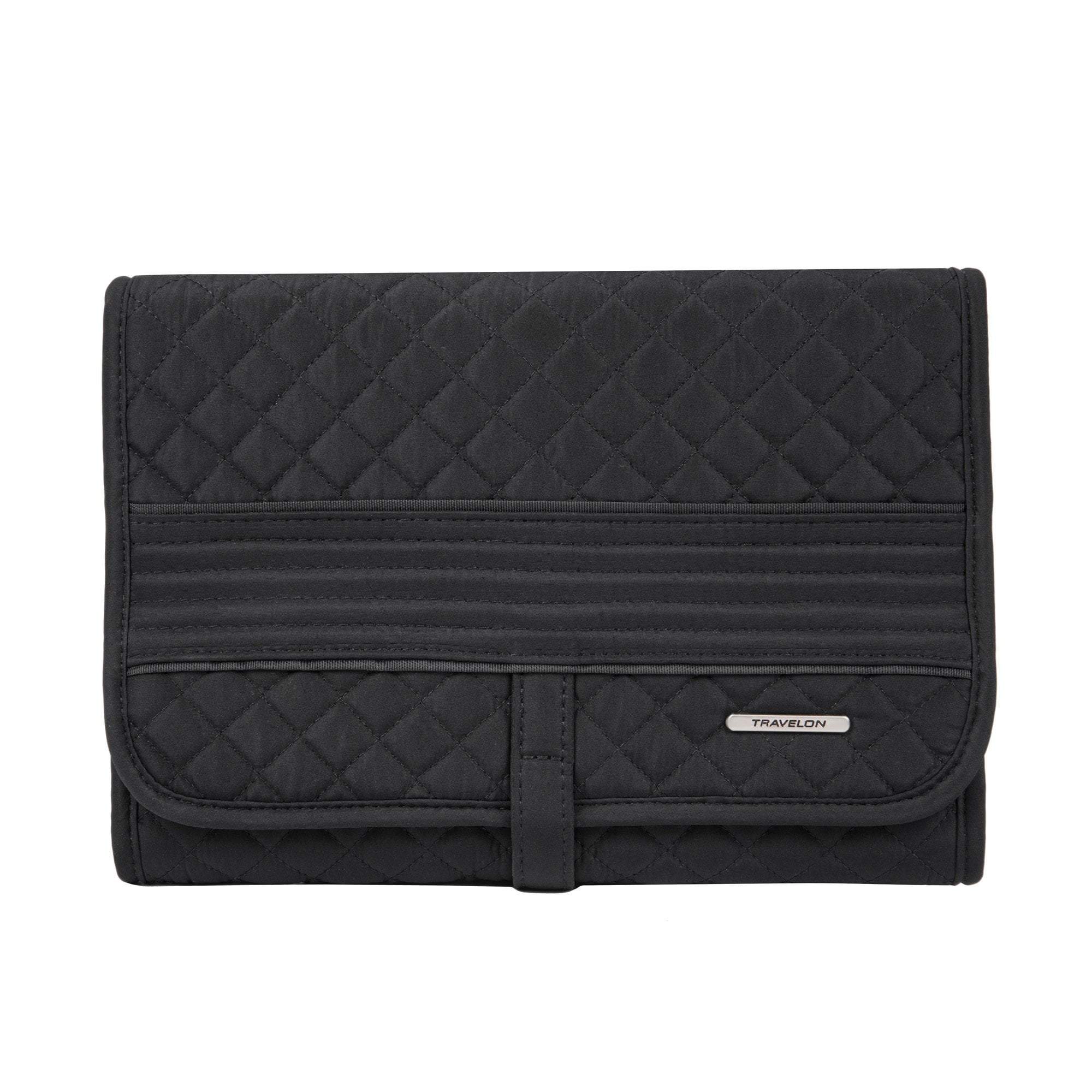 Travelon Travel Accessories Black Travelon Boho Trifold Hanging Toiletry Kit