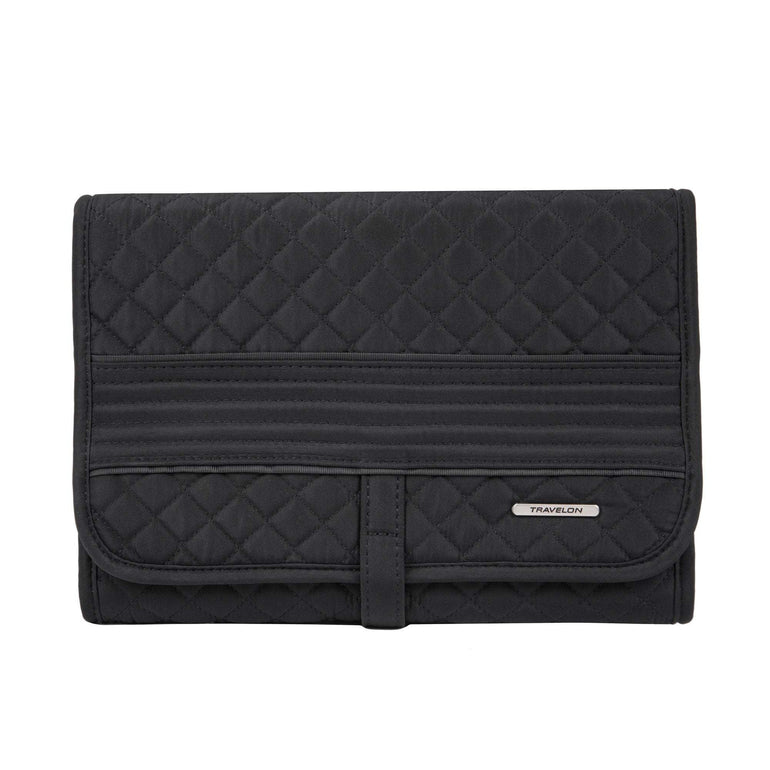 Travelon Travel Accessories Black Travelon Boho Trifold Hanging Toiletry Kit