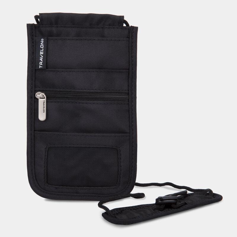 Travelon Travel Accessories Black Travelon RFID Blocking Classic Deluxe Boarding Pouch