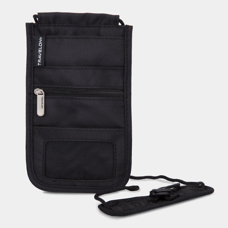Travelon Travel Accessories Black Travelon RFID Blocking Classic Deluxe Boarding Pouch