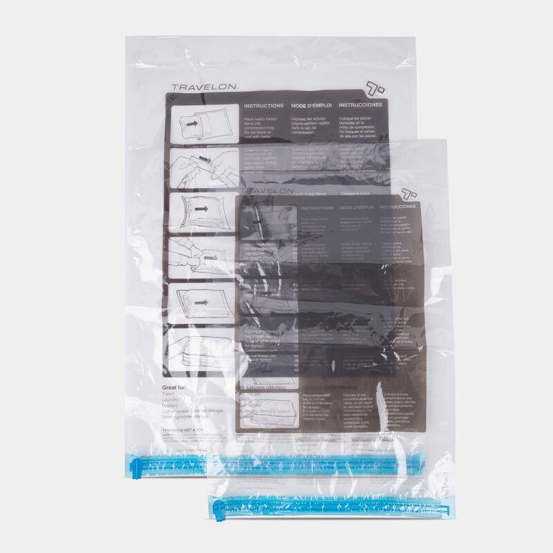 Travelon Travel Accessories Clear Travelon Set Of 2 Compression Packing Bags