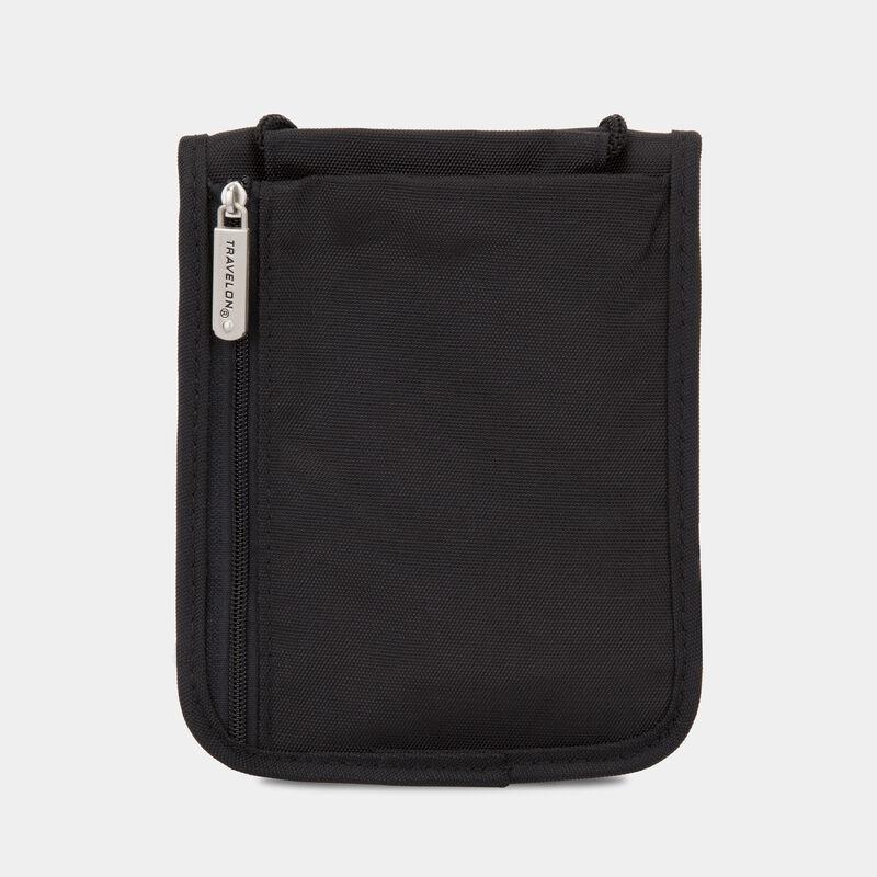 Travelon Wallets & Money Clips Black Travelon ID and Boarding Pass Holder w/Snap Closure