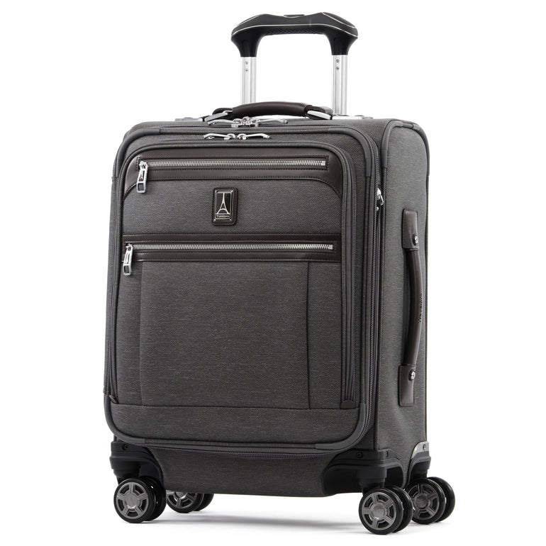 Travelpro Luggage Grey Travelpro Platinum Elite International Expandable Carry-On Spinner Luggage