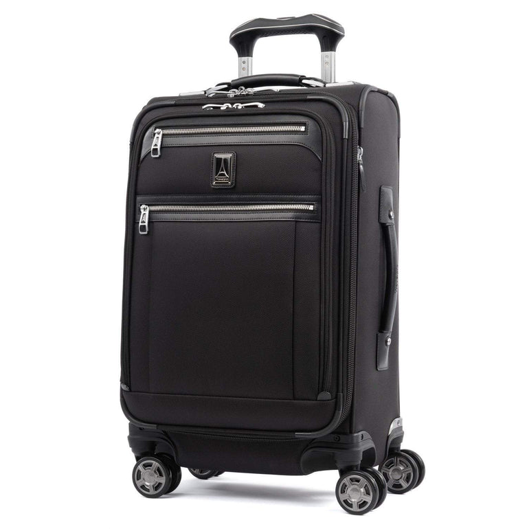 Travelpro Luggage Shadow Black Travelpro Platinum Elite 21 Inch Expandable Carry-On Spinner Luggage