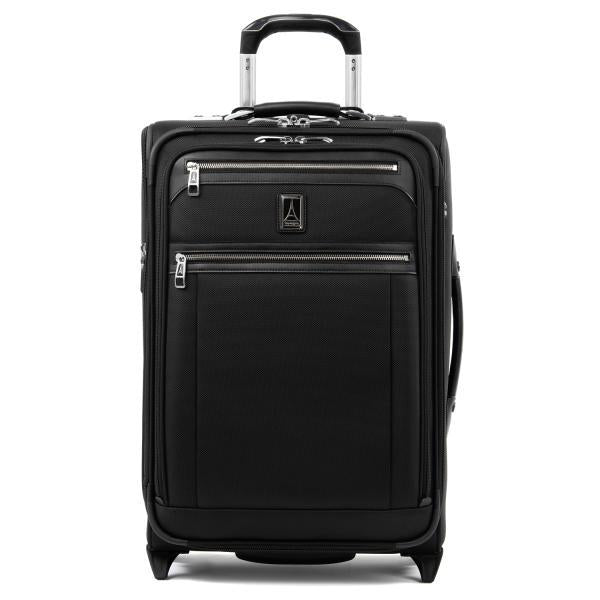 Travelpro Luggage Shadow Black Travelpro Platinum Elite 22 Inch Expandable Carry-On Rollaboard Luggage