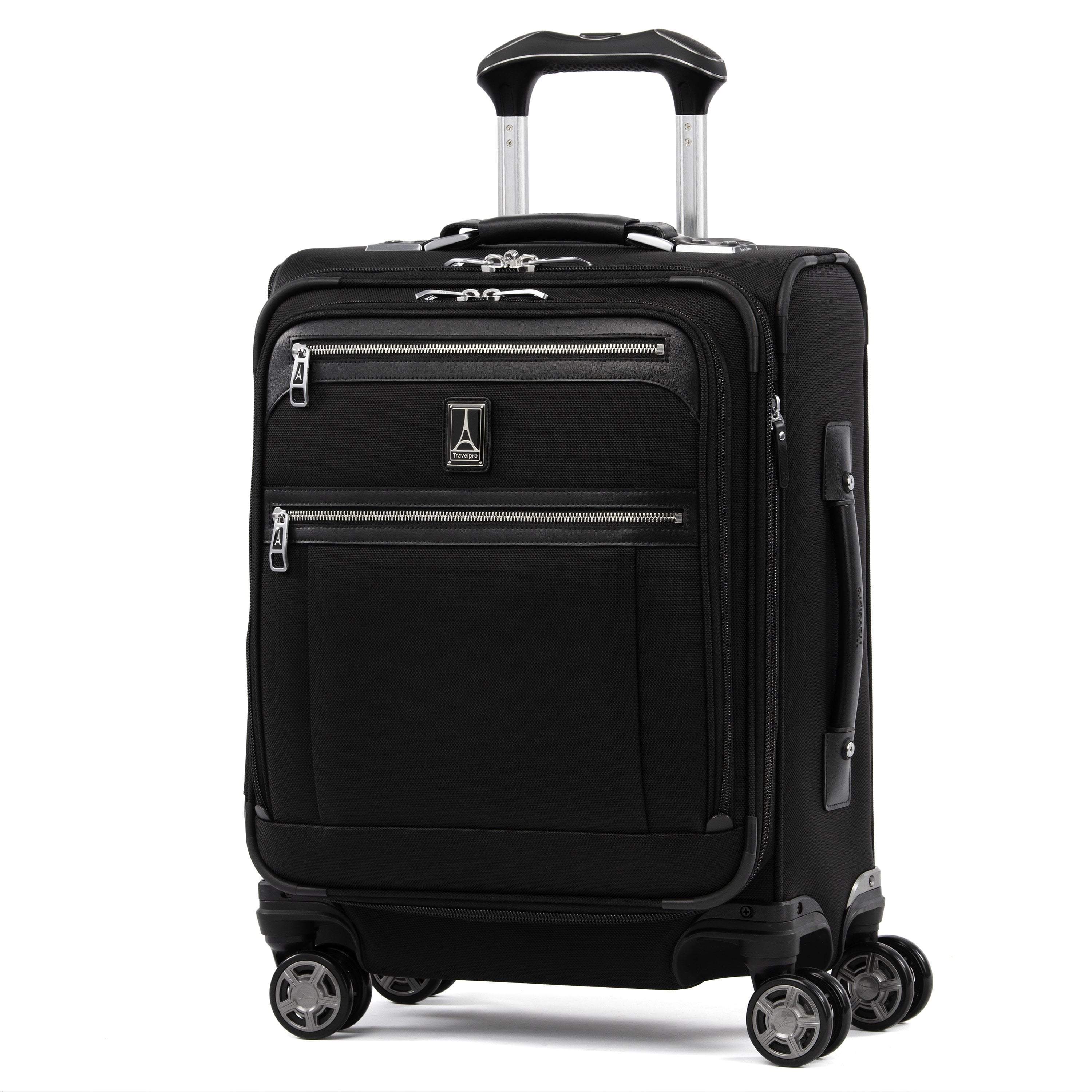 Travelpro Luggage Shadow Black Travelpro Platinum Elite International Expandable Carry-On Spinner Luggage