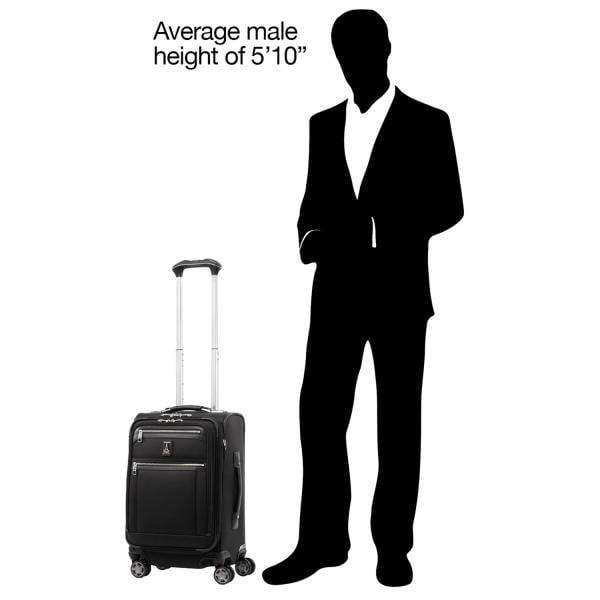 Travelpro Luggage Travelpro Platinum Elite 20 Inch Expandable Business Plus Carry-On Spinner