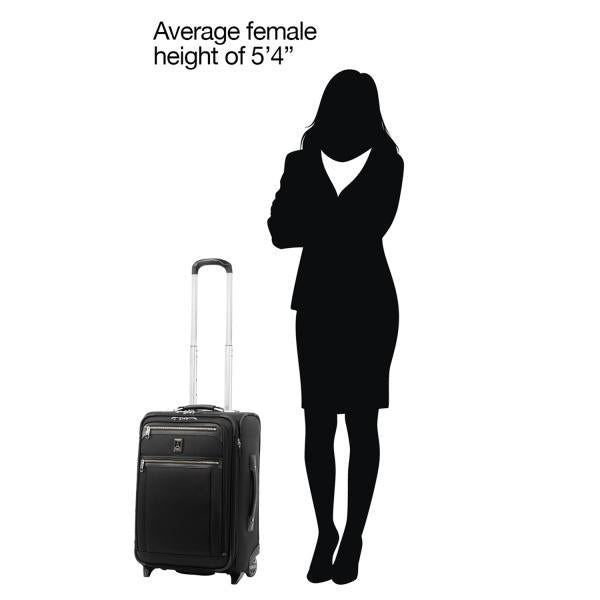 Travelpro Luggage Travelpro Platinum Elite 22 Inch Expandable Carry-On Rollaboard Luggage