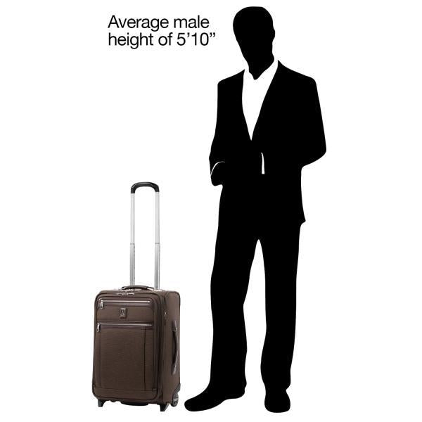 Travelpro Luggage Travelpro Platinum Elite 22 Inch Expandable Carry-On Rollaboard Luggage